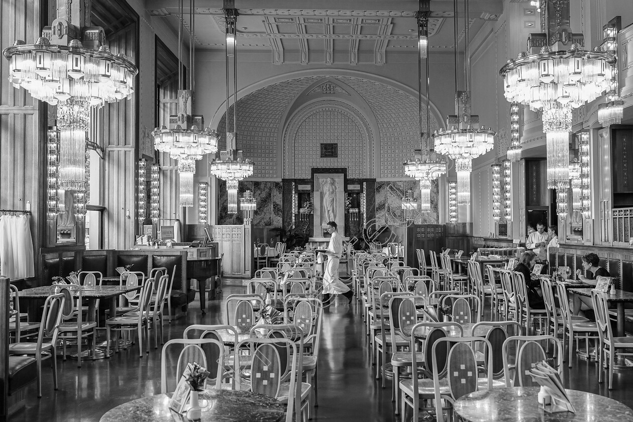 Lonely-Coffee-in-Prague-JB-0003 
 Keywords: 2016, Cafe, Municipal House, Nove Mesto, Prague